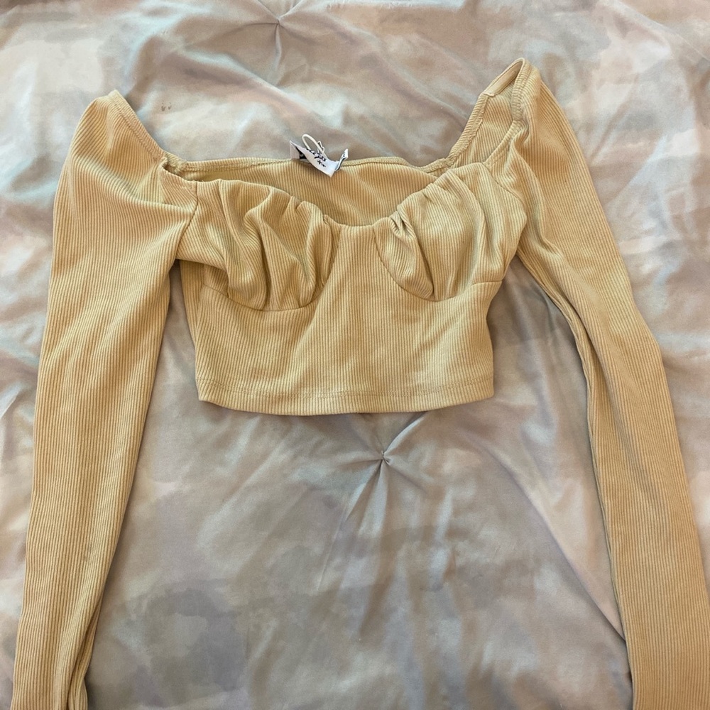 Princess Polly Long Sleeve Crop Top
